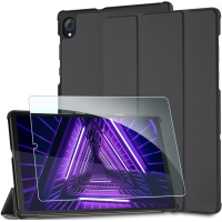 Чохол AIRON Premium для Lenovo Tab M10 HD (2nd Gen) TB-X306F із захисною плівкою і серветкою Black