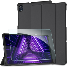 Чохол AIRON Premium для Lenovo Tab M10 HD (2nd Gen) TB-X306F із захисною плівкою і серветкою Black
