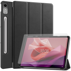 Чохол AIRON Premium для Lenovo Tab P12 із захисною плівкою та серветкою black
