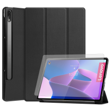 Чохол AIRON Premium для Lenovo Tab P12 Pro 12.6" із захисною плівкою та серветкою black