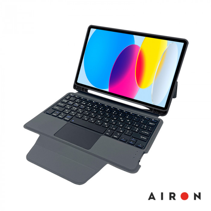Чохол AIRON Premium для iPad 10.9 10-го покоління 2022 10.9" з клавіатурою