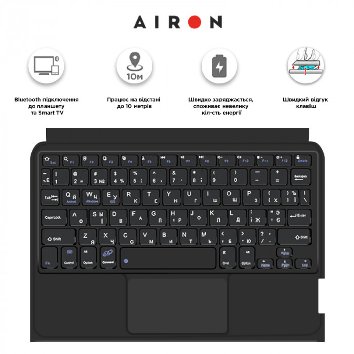 Чехол AIRON Premium для Samsung Galaxy Tab S7 11" с клавиатурой