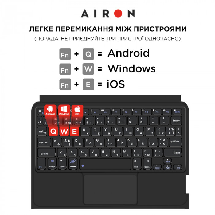 Чехол AIRON Premium для Samsung Galaxy Tab S7 11" с клавиатурой