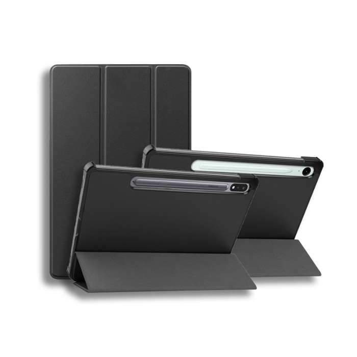 Чехол AIRON Premium для Samsung Galaxy Tab S9/S9 FE 10.9'' 2023 с защитной пленкой и салфеткой в черном цвете