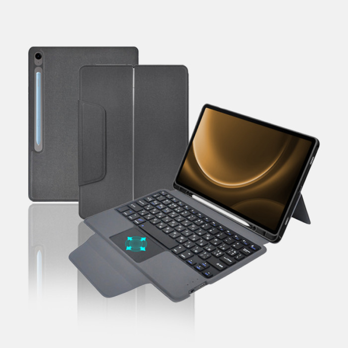 Чохол AIRON Premium для Samsung Galaxy S9 11'' / Tab S9 FE 10.9'' 2023 з інтегрованою клавіатурою