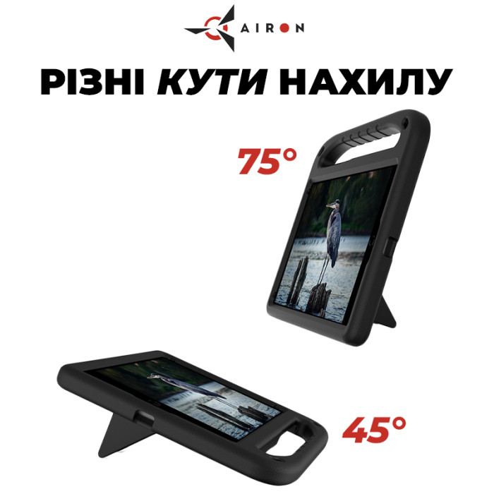 Захисний EVA чохол AIRON Premium для iPad 10.2" 2019/2020/2021 7/8/9th Gen та Air 3 чорний