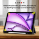 Чохол AIRON Premium SOFT для iPad Air 13 2024 із захисною плівкою та серветкою Black