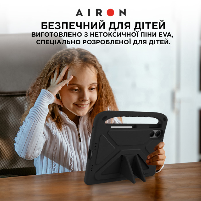 Захисний EVA чохол AIRON Premium для Xiaomi Redmi Pad Pro / Xiaomi Poco Pad 12.1" чорний