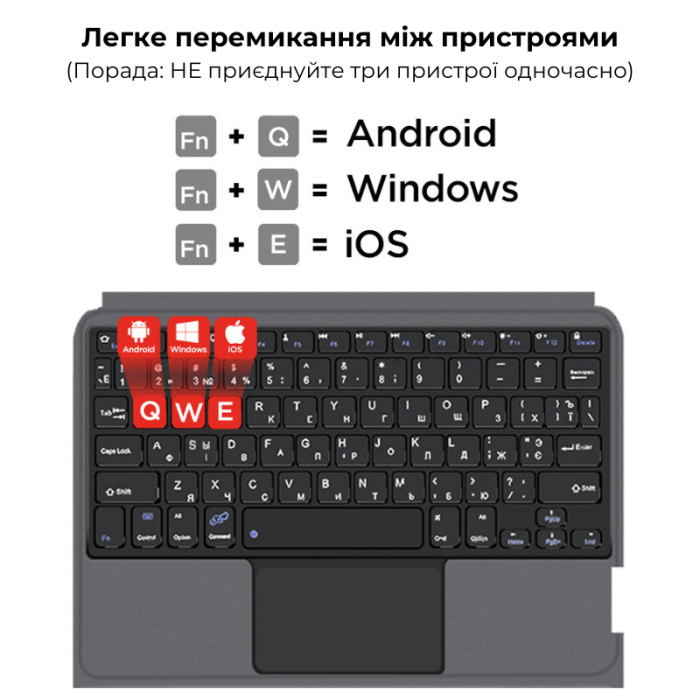 Чохол AIRON Premium для Lenovo Tab M11 з інтегрованою клавіатурою