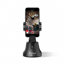 Тримач телефону 360° AirFace для TikTok, Instagram, Facebook, Zoom Black уцінений