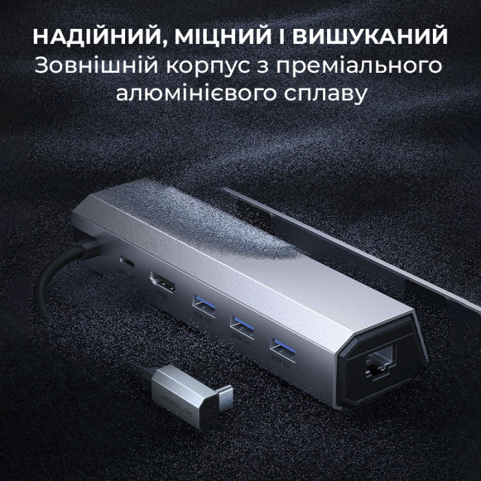 Док-станція 6-в-1 JSAUX для Steam Deck / OLED | ROG Ally | Legion Go HB0603