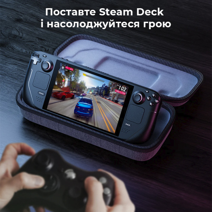 Сумка-чохол JSAUX для Steam Deck BG0102 сіра