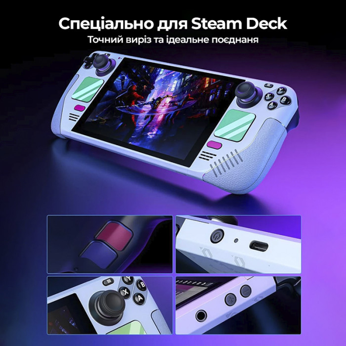 Комплект защитных наклейок на корпус JSAUX для Steam Deck GP0002NS (Retro Boy)