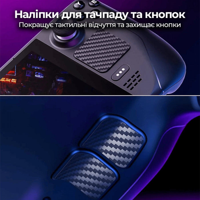 Комплект защитных наклейок на корпус JSAUX для Steam Deck GP0002NS (Retro Boy)