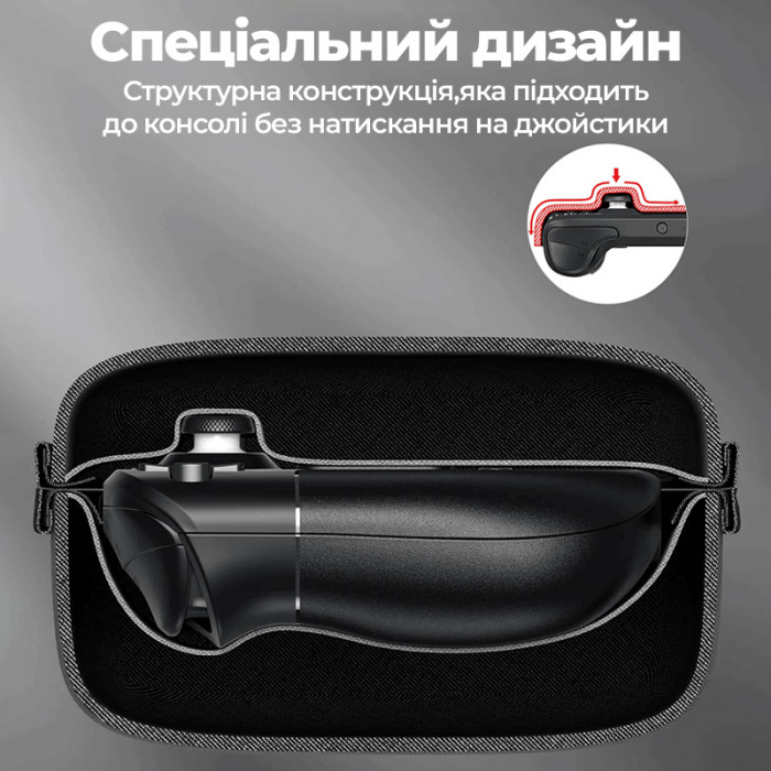 Сумка-чохол JSAUX для Steam Deck та ROG Ally BG0106A сіра
