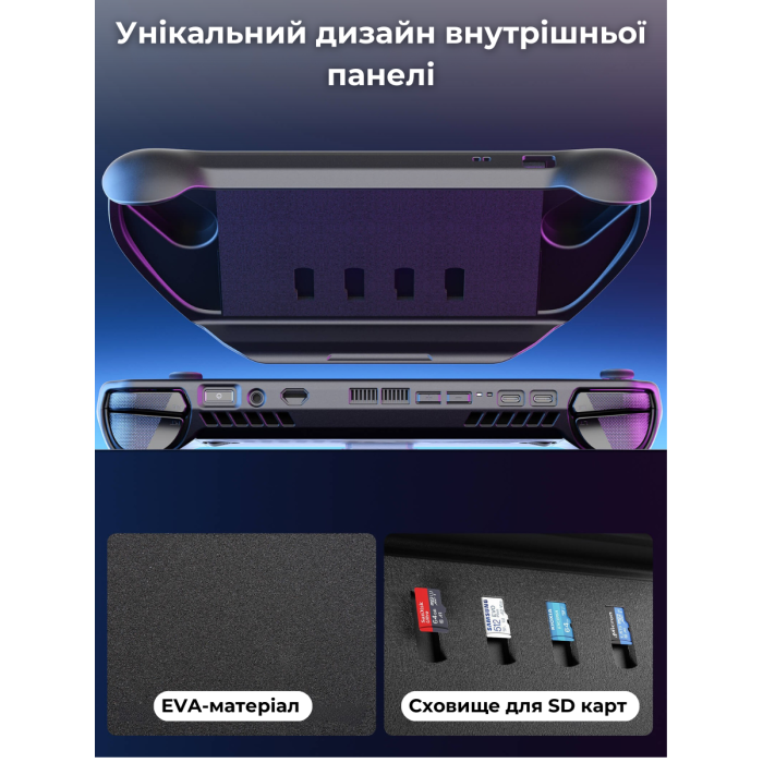 Чохол JSAUX PC0111 Basic Set для ROG Ally & ROG Ally X (Чорний)