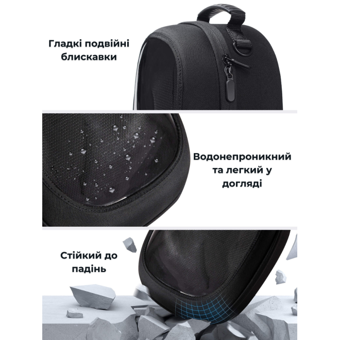 Сумка-чохол JSAUX BG0114 для VR-гарнітури: Vision Pro, Quest 2, Quest 3, PS VR, PS VR2 |для Консолей: Steam Deck/OLED, ROG Ally/X, Switch, Swith OLED