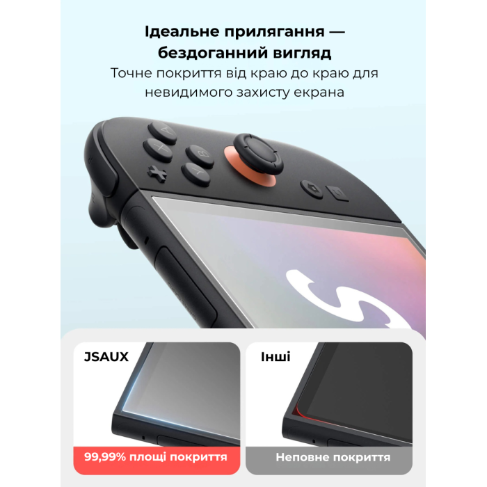 Захисне скло антиблікове (матове) 2 шт JSAUX GP0124 для Nintendo Switch 2