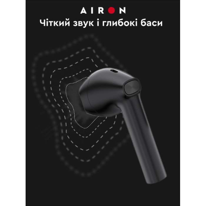 Навушники бездротові AirTune Play з тривалим часом роботи Bluetooth гарнітура з мікрофоном для iphone samsung xiaomi huawei