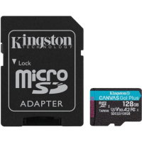 Карта памяти Kingston microSDXC 128GB Canvas Go Plus A2 U3