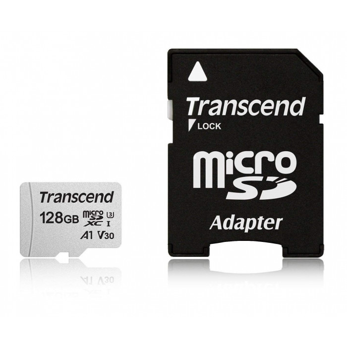 Transcend MicroSDXC 340S 128GB – Scheda Di Memoria Class 10 UHS-I U3 A2 Per Smartphone E Action Cam