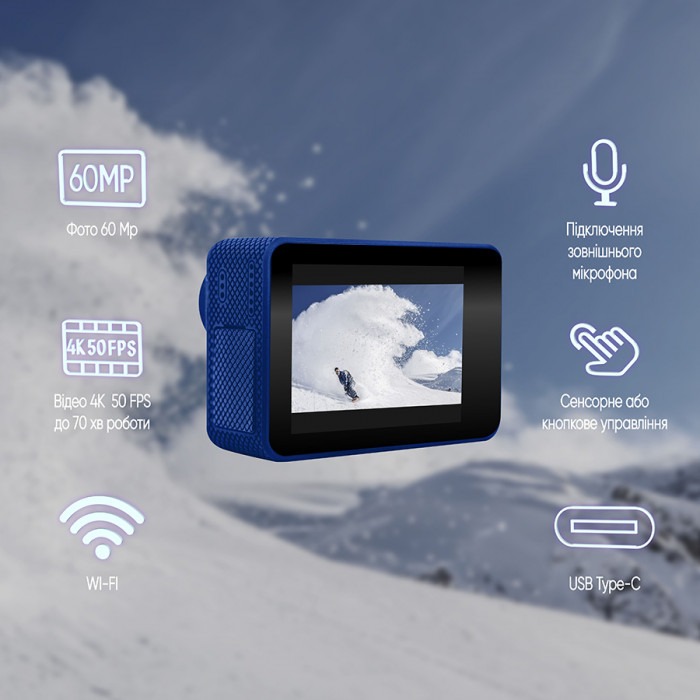 Екшн-камера AIRON ProCam 8 Blue