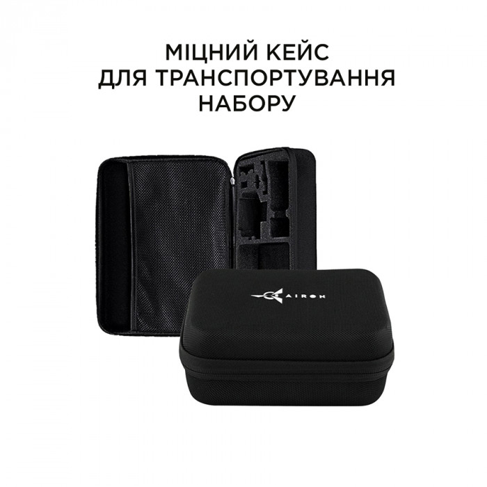 Набор для блоггера 12 в 1: экшн-камера AIRON ProCam 7 DS с аксессуарами