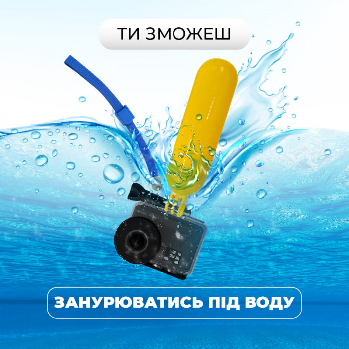 Набор блогера 30 в 1: экшн-камера AIRON ProCam 8 Black с аксессуарами