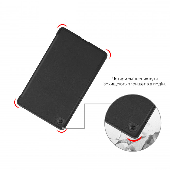 Обкладинка AIRON Premium для Lenovo M7 7" 2-3rd Gen (2020-2022) із захисною плівкою та серветкою Black