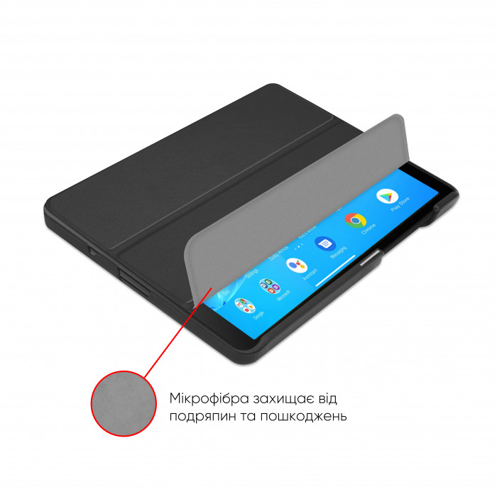 Обкладинка AIRON Premium для Lenovo M7 7" 2-3rd Gen (2020-2022) із захисною плівкою та серветкою Black