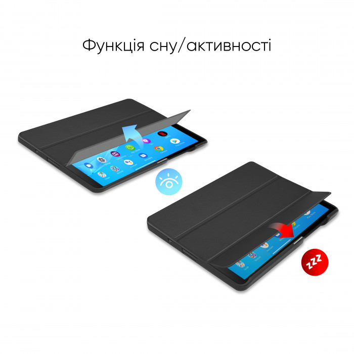Обкладинка AIRON Premium для Lenovo M7 7" 2-3rd Gen (2020-2022) із захисною плівкою та серветкою Black