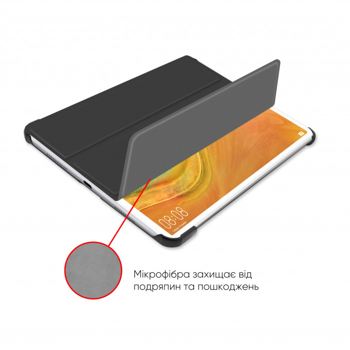 Чохол AIRON Premium для HUAWEI Matepad Pro 10,8 "2019 із захисною плівкою і серветкою Black
