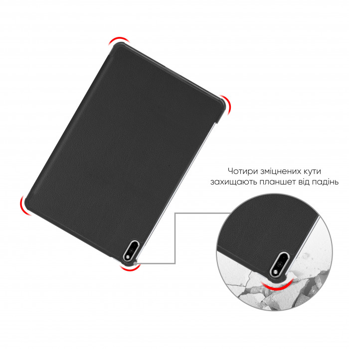 Чохол AIRON Premium для HUAWEI Matepad Pro 10,8 "2019 із захисною плівкою і серветкою Black