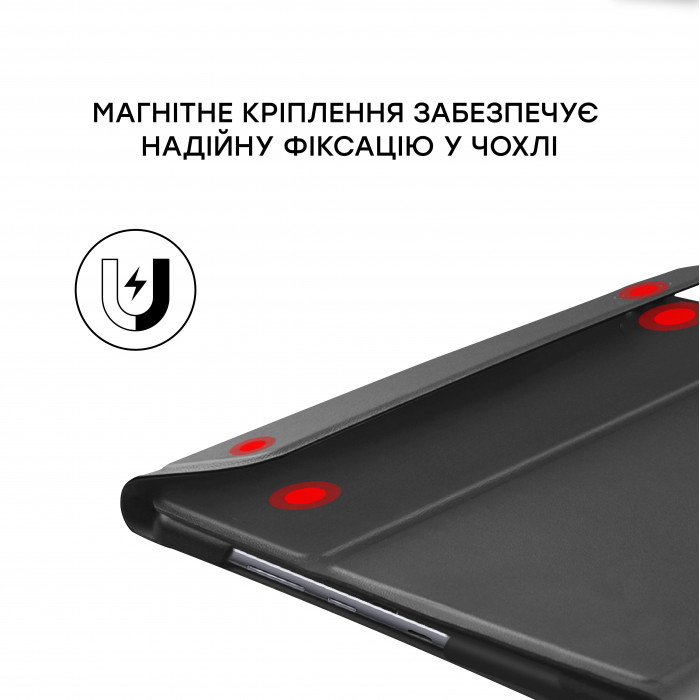 Чехол AIRON Premium для  Lenovo tab M10 PLUS X606 с Bluetooth клавиатурой Black