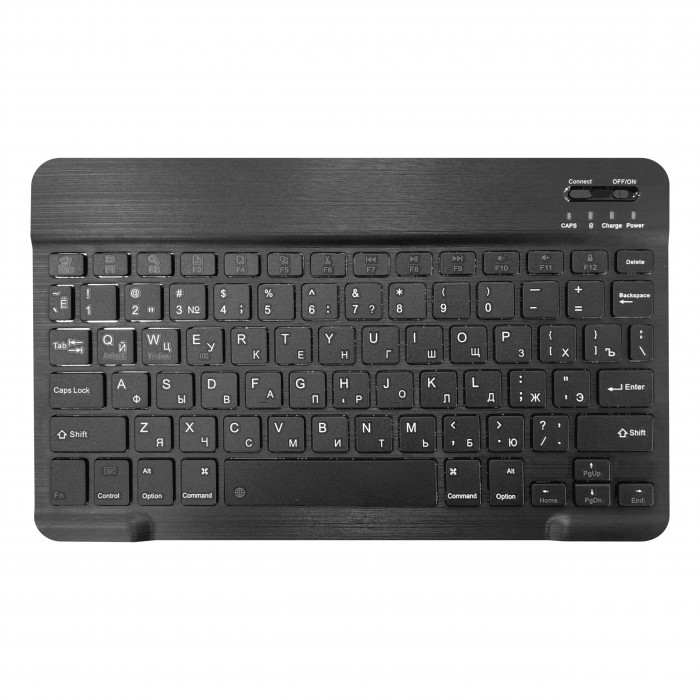 Чохол AIRON Premium для iPad Pro 12.9″ 3-6 Gen з Bluetooth клавіатурою, захисною плівкою та серветкою Black