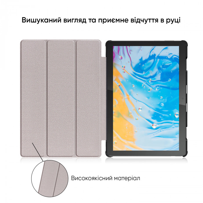 Чехол AIRON Premium для Lenovo Tab M10 X505L 10" с защитной пленкой и салфеткой Black