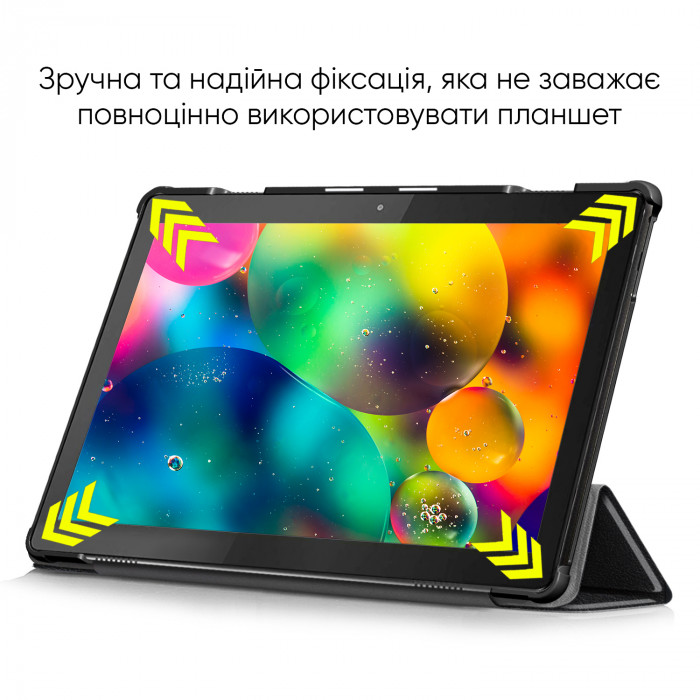 Чехол AIRON Premium для Lenovo Tab M10 X505L 10" с защитной пленкой и салфеткой Black