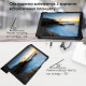 Чехол AIRON Premium для Samsung Galaxy Tab A 8.0 2019 8" (SM-T290 / T295) с защитной пленкой и салфеткой Black