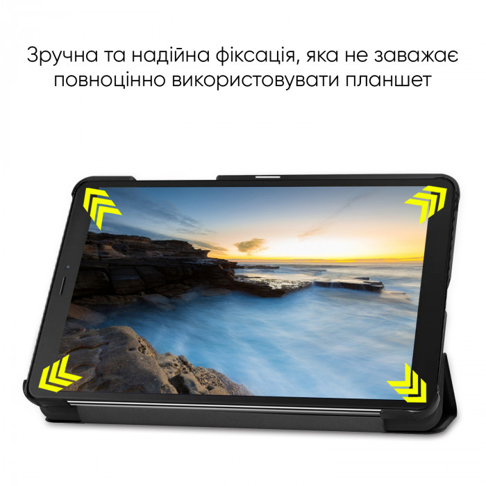 Чехол AIRON Premium для Samsung Galaxy Tab A 8.0 2019 8" (SM-T290 / T295) с защитной пленкой и салфеткой Black