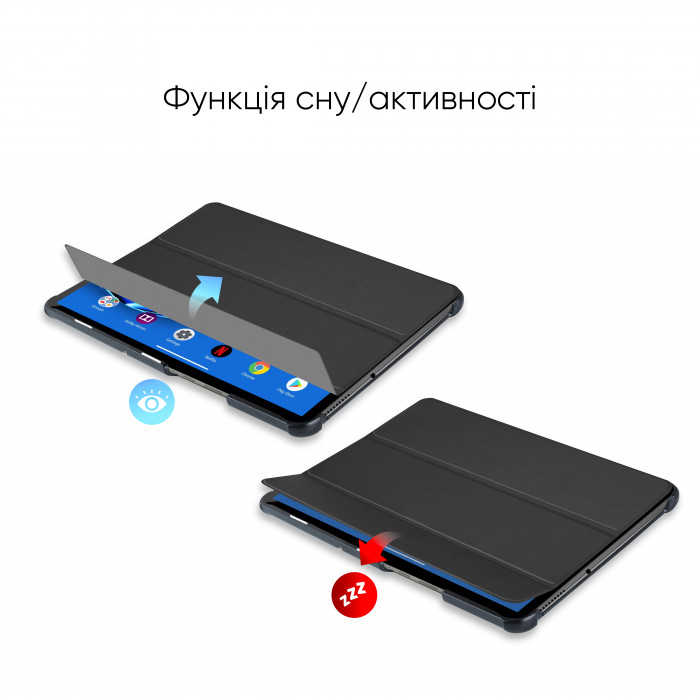 Чохол AIRON Premium для Lenovo Tab M10 Plus (TB-X606F) 10.3” із захисною плівкою і серветкою Black