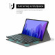 Чехол AIRON Premium для Samsung Galaxy Tab A7 T500 с Bluetooth клавиатурой Black