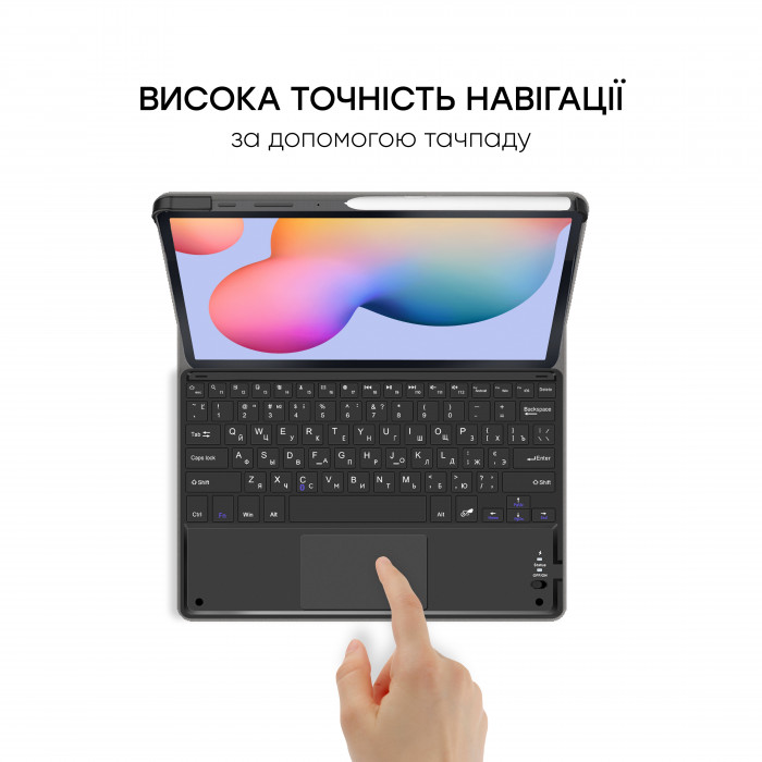 Чохол AIRON Premium для Samsung Galaxy Tab S6 Lite з клавіатурою