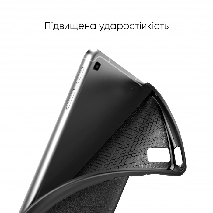 Чохол AIRON Premium SOFT для Samsung Galaxy Tab S6 Lite (SM-P610/P615) із захисною плівкою та серветкою Black