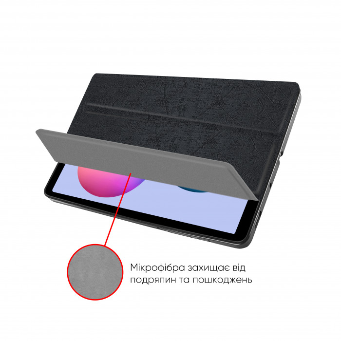 Чохол AIRON Premium SOFT для Samsung Galaxy Tab S6 Lite (SM-P610/P615) із захисною плівкою та серветкою Black