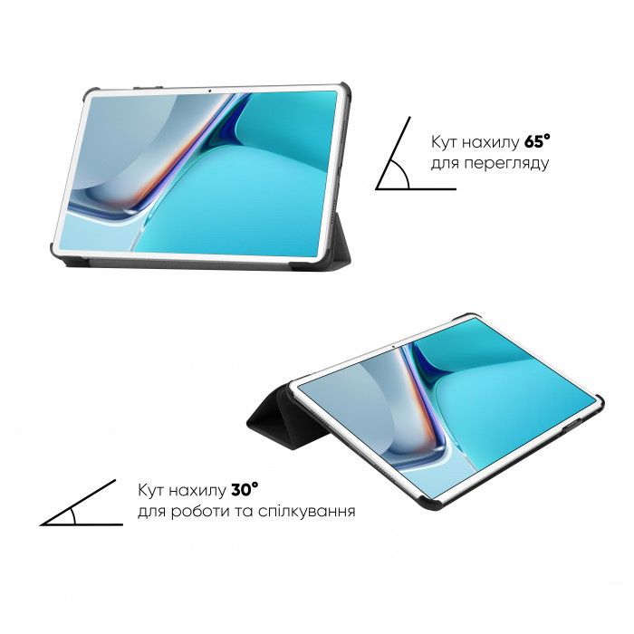 Чохол AIRON Premium для Huawei Matepad 11 із захисною плівкою та серветкою Black