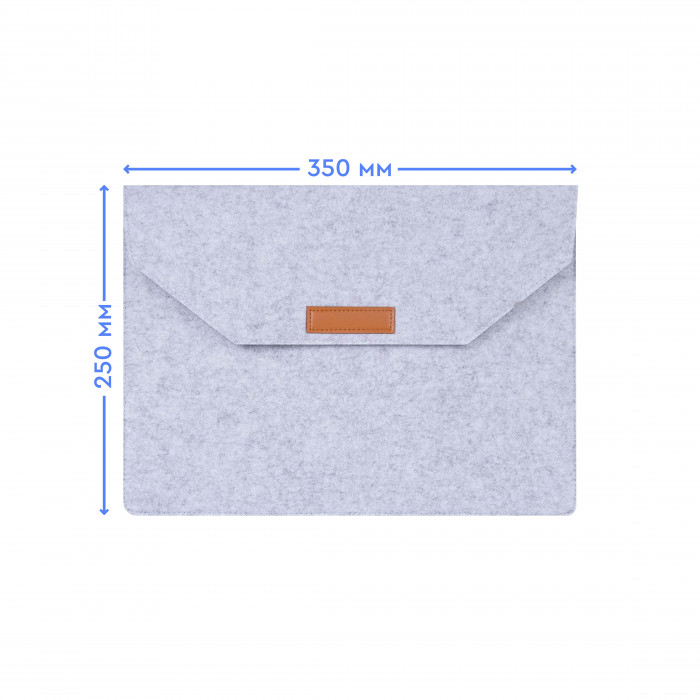 Фетрова обкладинка AIRON Premium для ноутбука 13.3″ Grey