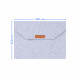 Фетрова обкладинка AIRON Premium для ноутбука 13.3″ Grey