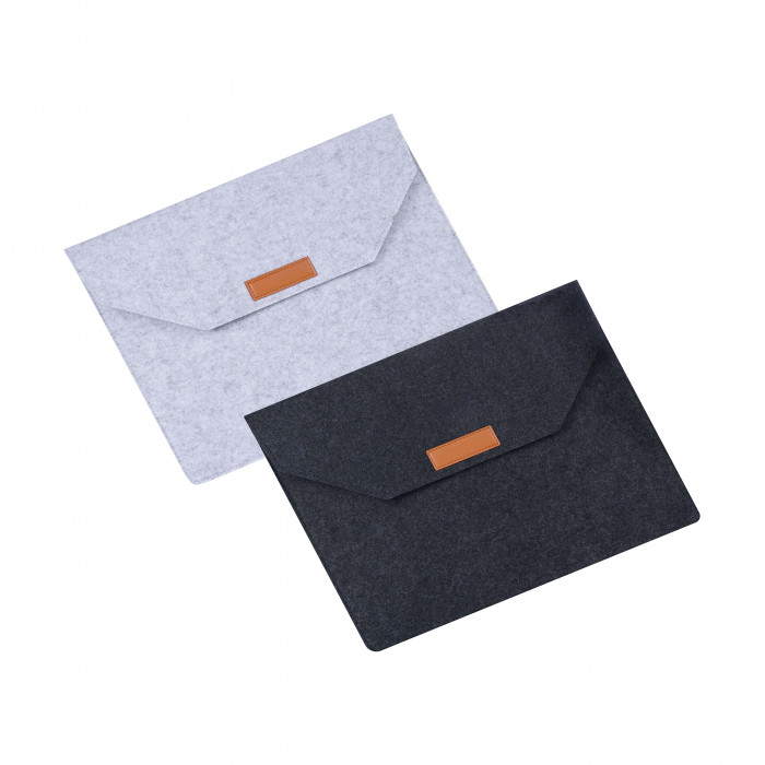 Фетрова обкладинка AIRON Premium для ноутбука 13.3″ Dark Grey