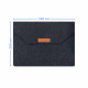 Войлочная обложка AIRON Premium для ноутбука 15.6″ Dark Grey