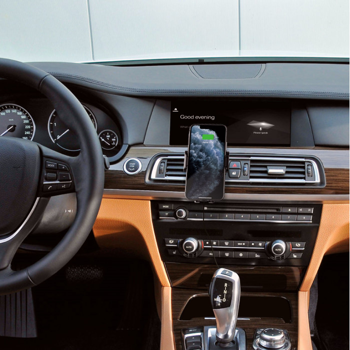 Бездротовий зарядний Qi тримач AirCharge в автомобіль